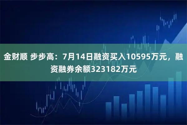 金财顺 步步高：7月14日融资买入10595万元，融资融券余额323182万元